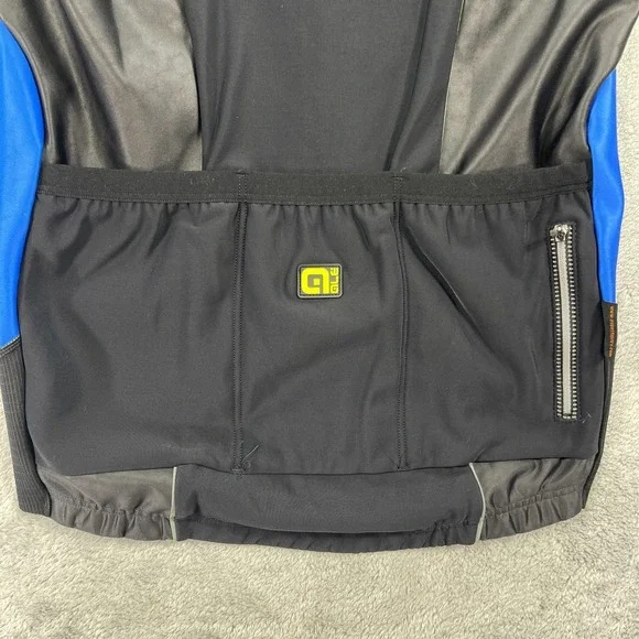Alé Clima Protection Cycling Nordik Jacket Mens Medium Blue Windproof Racing